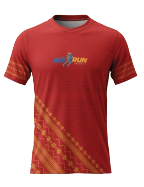 Desain jersey tampak depan